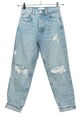 ZARA Mom-Jeans Damen Gr. DE 34 blau Casual-Look