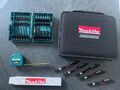 Makita Fan Merch Paket Impact Bohrer-Bit Set Black Tasche Zollstock Geschenk