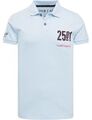 Camp David® Kurzarm-Poloshirt mit Logo-Print, sky blue, Gr. M, CCU-1855-3529