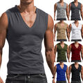 Herren T-Shirt Tank Top Trägershirt Tee Achselshirt Muskelshirt Unterhemd Sport