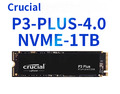 Crucial P3 Plus 1TB M.2 2280 PCIe 4.0 x4 NVMe Solid State Drive CT1000P3PSSD8