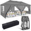 Pavillon 3x3/3x4,5/3x6m Faltpavillon Popup Partyzelt Gartenzelt Wasserdicht Zelt