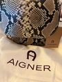 NEU ! Aigner Ava Designer Tasche in Schlangenoptik, Umhängetasche