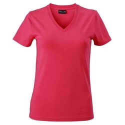 Tailliertes Damen T-Shirt mit V-Ausschnitt - S-XXL - viele Farben - TOP-Qualität