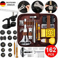 162 tlg Uhrenwerkzeug Set Uhrmacherwerkzeug Uhr Werkzeug Profi Tasche Reparatur