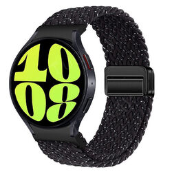 Quickfit Nylon Magnet Armband für Samsung Galaxy Watch FE 7 6 5 Pro 4 40mm/44mm