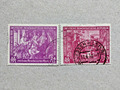 DDR Briefmarken 1950, Mi.-Nr.: 248 - 249, Leipziger Messe 1950, gestempelt !!!