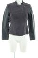 H&M Kunstlederjacke Damen Gr. DE 34 dunkelgrau-schwarz Biker-Look