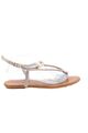 INUOVO Dianette-Sandalen Damen Gr. DE 41 pink-braun Casual-Look