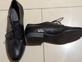 Damen Schuhe Halbschuh Tamaris schwarz flach Gr.39 bequem Leder Touch it Fußbett