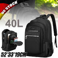 40L Laptop Rucksack Herren Damen Wasserdicht Freizeit Reise Arbeit Schulrucksack