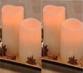 4 Stück Vanille DUFT Led Kerzen mit Pustsensor  an.-  auspusten