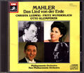 Otto KLEMPERER: MAHLER Das Lied von der Erde CD Christa LUDWIG Fritz WUNDERLICH