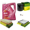 MANN Inspektionspaket 5 L MANNOL Elite 5W-40 für Citroën Xantia Break X1 X2 