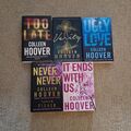 Colleen Hoover Buchpaket x5 Verity, Too Late, It Ends With Us + 2 #F63X233