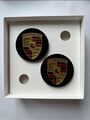 4x Porsche Macan Nabendeckel Radnabenabdeckung Schwarz Original NEU