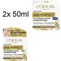 2x Loreal Paris - AGE Perfect Tag Nacht Creme Pro-Kollagen Gesichtscreme 2x 50ml