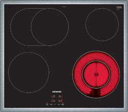 Siemens, ET645BNA1E Elektro-Kochfeld, autark 60 cm , Mit Rahmen aufliegend