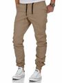 Herren Stretch Jogger Basic Chino Jeans Hose Cargo 7002