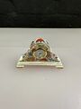 Royal Crown Derby Arita 1998 Miniatur Mantel Uhr 9,5 cm x 5,5 cm