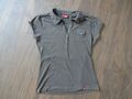 ** ESPRIT ** DAMEN T-SHIRT - POLOSHIRT - KURZARM - BRAUN - GR. L / 42  **