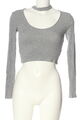 TOPSHOP Longsleeve Damen Gr. DE 36 hellgrau Casual-Look