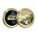 Disney 100 Star Wars The Ewoks Save the Rebels Gold Gedenkmünze Medaille