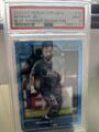 2021 Topps Merlin Collection Chrome UCL Blue Shimmer Refractor /75 Neymar PSA9