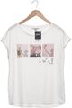 Comma T-Shirt Damen Shirt Kurzärmliges Oberteil Gr. EU 38 Weiß #wbjzojo