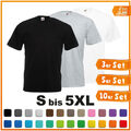 3er, 5er, 10er Sparpack Fruit of the Loom Valueweight T Herren T-Shirt Mehrpack