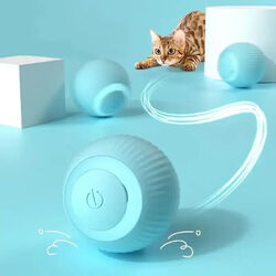 Smart Cat Rolling Ball Toy - Wiederaufladbar & Bewegungsaktiviert für Indoor ...