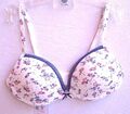 Sanetta Girls BH padded bra o. Polster weiß Blumen 65 A 70 A Gr. 164 UVP 19,95 €