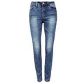 VERO MODA Damen Jeans Jeanshose Stone Waschung Skinny Fit Stonewashed VMSEVEN