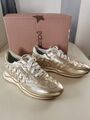 MARIPE Sneaker Gr 39 goldfarben