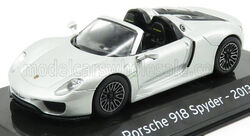 1/43 - PORSCHE - 918 SPYDER 2013 - CON VETRINA - WITH SHOWCASE - SILVER mci