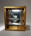 Gold Vergoldet Holz Wandvitrine Creazioni Mongelli Artistiche Italien 