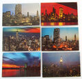 Postkarten Lot 6 x NEW YORK City Manhattan Ansichtskarten USA Postcards ~1970/75