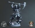 Skarn Bloodhammer, Human Barbarian High Quality Dungeons and Dragons Miniature 