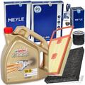 MEYLE FILTERSET+CASTROL 5W30 für 1.4 TDI VW POLO 6R SKODA FABIA 3+IBIZA 4+A1