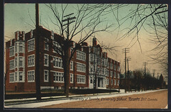 Toronto, University of Toronto, University School, Ansichtskarte 