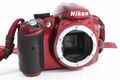 Nikon D3200 Body rot, sehr guter Zustand