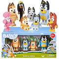 8x Bluey/Friends Modell Puppen Bluey Kinder Spielzeug Action Figur Sammlerstück