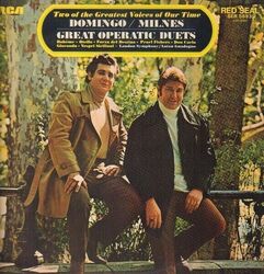 LP Placido Domingo / Sherrill Milnes , The London Symphony Orc Great Operatic D