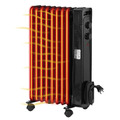 Öl Radiator Schwarz- 1500W 2000W 2500W Elektroheizung Heizung Heizkörper ZR17