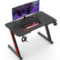 Computertisch Gamingdesk Gamingtisch Gamer Tisch Mit Halterung 80x52x72cm Z-Form