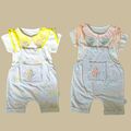 Babykleidung  Schmetterling T-Shirt/Hose 2er Set  Mädchen gelb und rosa 68/74/80