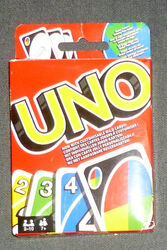 UNO KARTENSPIEL VON MATTEL  W 2087    KOMPLETT,KARTEN WIE NEU,SEHR GUTER ZUSTAND