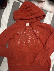 Abercrombie and Fitch Hoodie Orange/Rot gr S