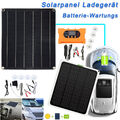 12V 50W Solarzelle Solarpanel Tragbar Solarmodul KFZ Autobatterie Ladegerät Kit