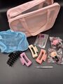 Günstig Beautyset Damen Neu Haarspangen Blender Haarclip  Reise Kosmetik Tasche 